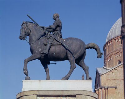 Reiterporträt von Gattamelata, 1453 (Bronze) von Donatello